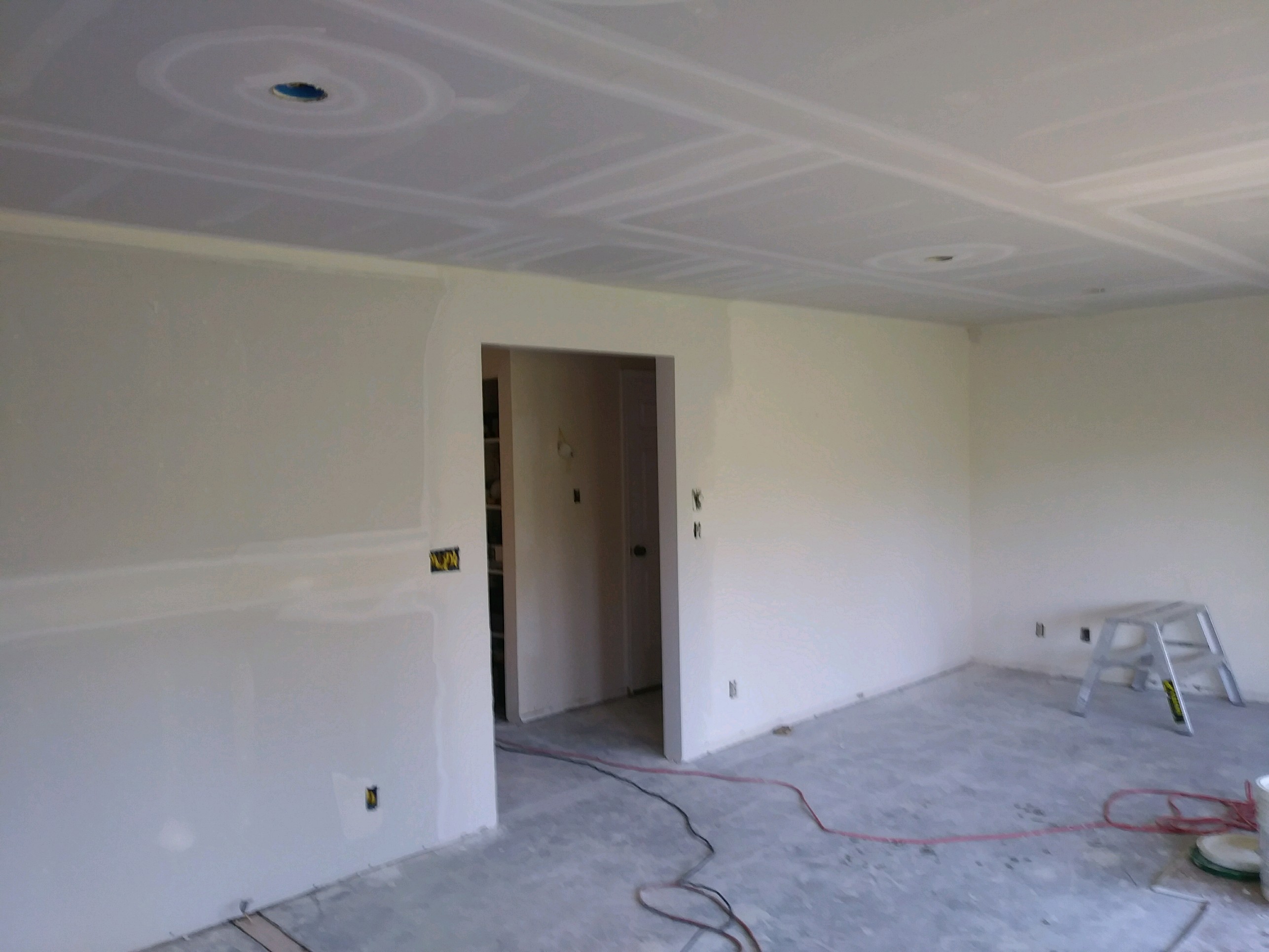 Second coat completed Second coat completed